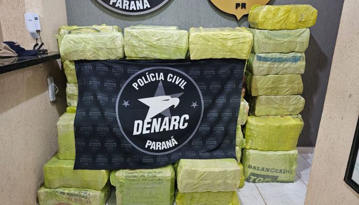  PCPR apreende quase uma tonelada de maconha em São Miguel do Iguaçu